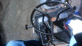 preview picture of video 'Modified Lawn Mower Race from Helmet Cam V-twin mower'