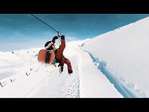 La Bee, cascade de tyroliennes à Val Thorens
