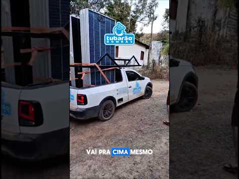 Nosso cliente da cidade de Prudente de Moraes - MG, adquiriu um kit de bombeamento solar.  🦈🩵🚀🥇