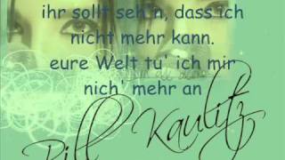 Tokio Hotel-gegen meinem willen[german-english lyrics]