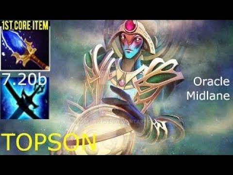 TOPSON - Oracle MID | Spam Skills 7.20b | dota 2 mmr Pro Gameplay 7
