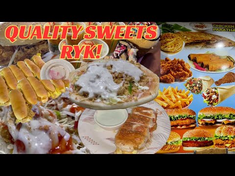 Delicious Kulfa & Special Zinger Shawarma | Quality Ice Cream Fast Food | Rahim yar Khan Food Street