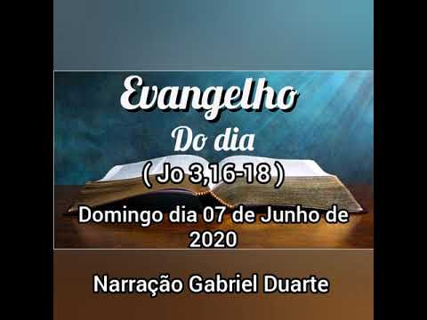 Evangelho do dia 07/06/2020 Com Reflexão ( Jo 3,16-18 )