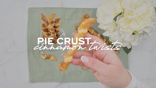Pie Crust Cinnamon Twists recipe (great way to use leftover pie dough)