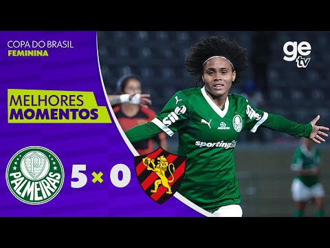 Gols e lances de Palmeiras x Sport