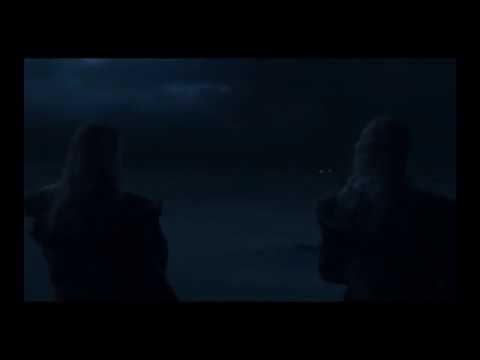 Night King Arriving at Winterfell GOT S08 E08