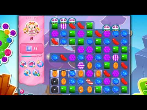 Candy Crush Saga Level 694 - 2 Stars,  21 Moves Completed, No Boosters