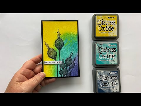 Bright Fairy Thistles by Karen Telfer - A Lavinia Stamps Tutorial