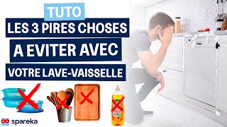 Les 3 pires choses à éviter avec votre lave-vaisselle !