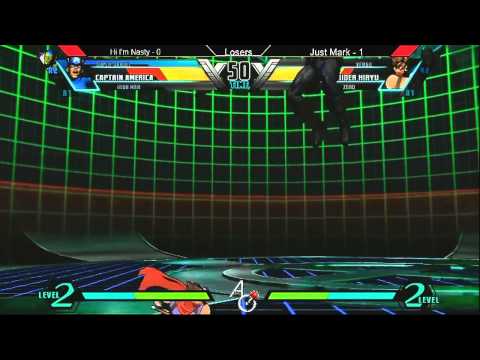 Central Valley Showdown UMVC3: CFD Hi I'm Nasty vs Just Mark