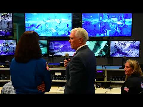 NASA TV Video File Vice President Pence visits JSC August 23, 2018