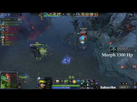 Topson Hoodwink Solo killing Morphling with Scepter