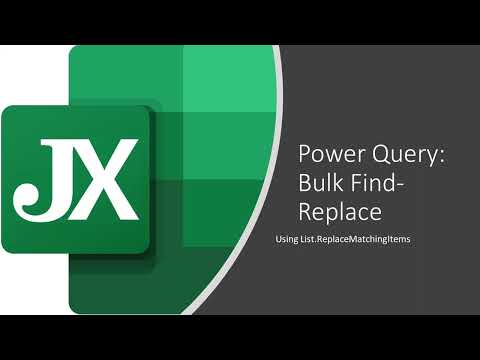 Bulk Find-Replace Using List.ReplaceMatchingItems in Power Query