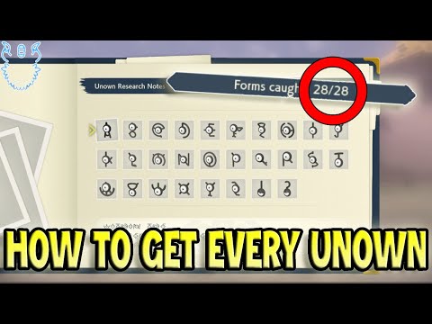 EVERY UNOWN LOCATION in Pokémon Legends: Arceus! How to Get ALL THE UNOWN FORMS!