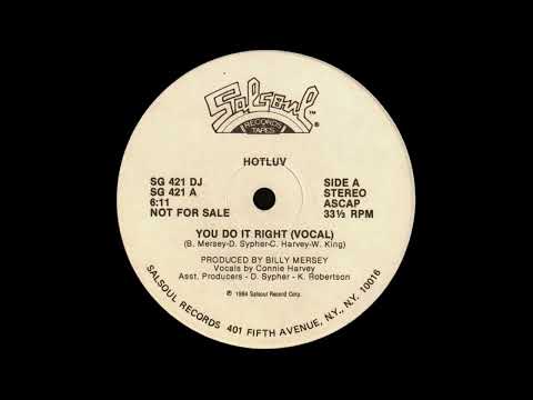 hotluv ''you do it right'' 1984