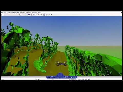 Simulink 3D Animation Vineyard Quadrotor Operations