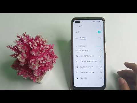 how to check security settings in connected wifi in realme x50 pro mobile