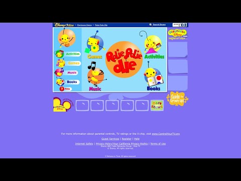Playhouse Disney microsite: Rolie Polie Olie (+ main page, circa 2006)