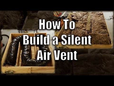 How to Build a Silent Air Vent For a Recording Studio or Home Theater
