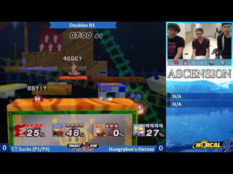 “Ascension 10/21/17” – CT Sucks (Zelda + G&W) v. Hungrybox’s Heroes (Sheik + Fox) – Winners R1