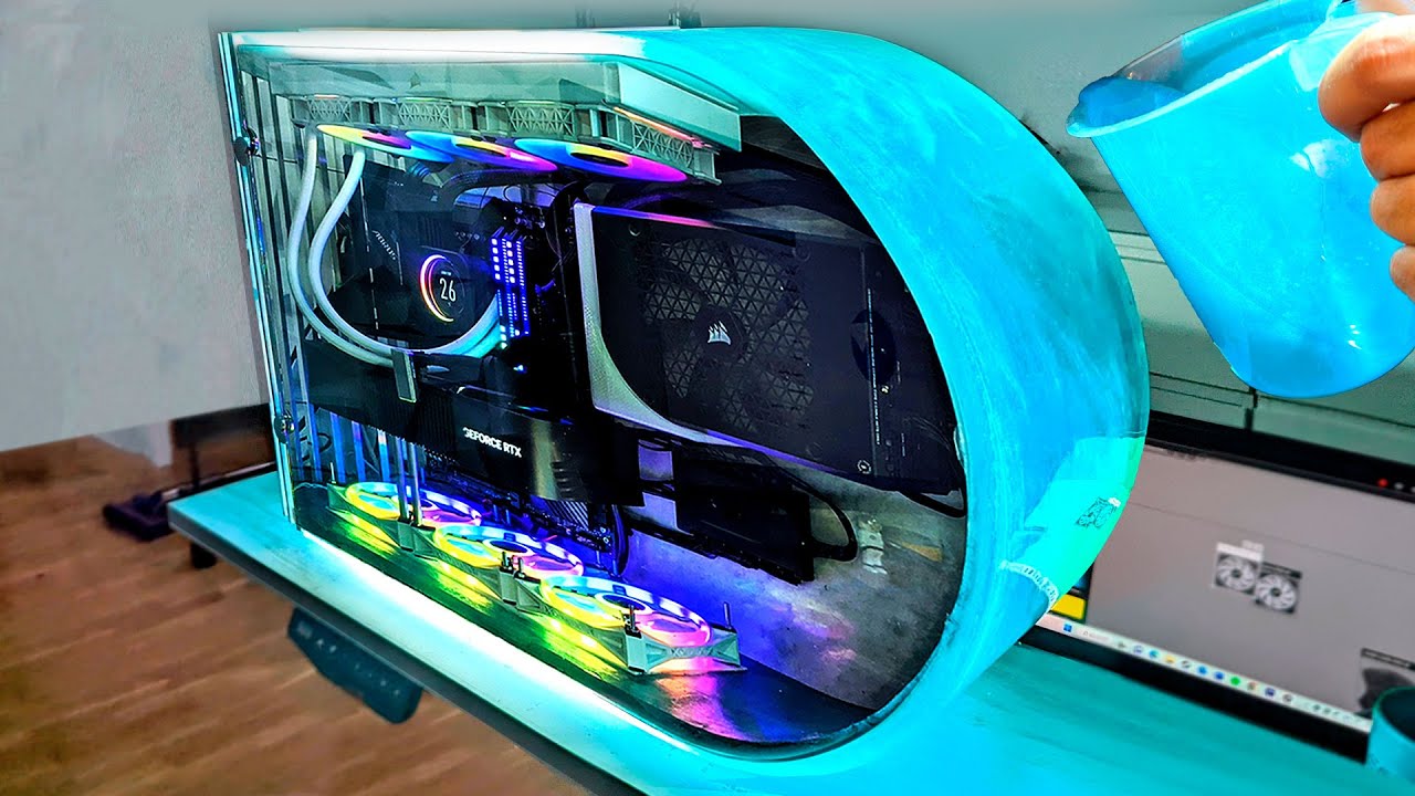 PC GAMER DE EPOXY | Como Hacer Arte De Resina Epoxi