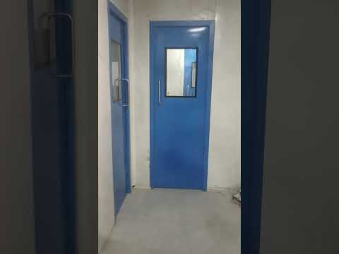 Powder coated gmp clean room door, for pharmaceutical indust...