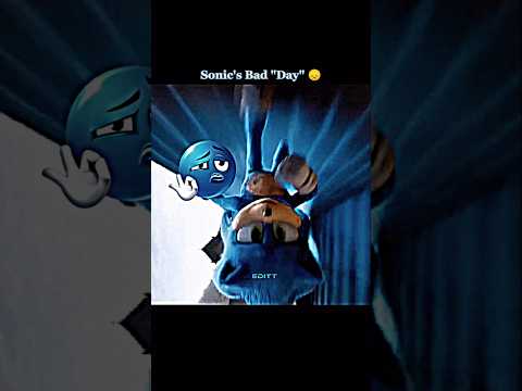 Sonic's Bad "Day" 😞 || Sonic 3 Edit || Montagem song || #shorts #sonicthehedgehog #edit