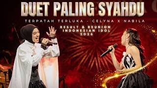 Download lagu BEDA GENERASI SATU RASA! Nabila Taqiyyah X Celyna - Terpatah Terluka Live Result & Reunion Idol XIV mp3