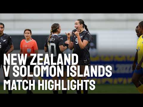 New Zealand vs Solomon Islands | FIFA Women's World Cup OFC Qualifiers | 27 February 2026