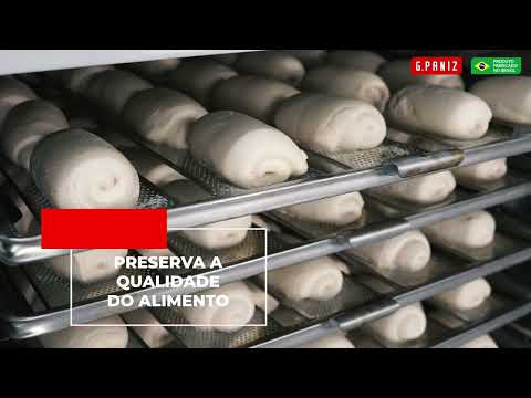 Câmara Climática de Fermentação Para Pães Gpaniz EF 10 Padeiro Noturno