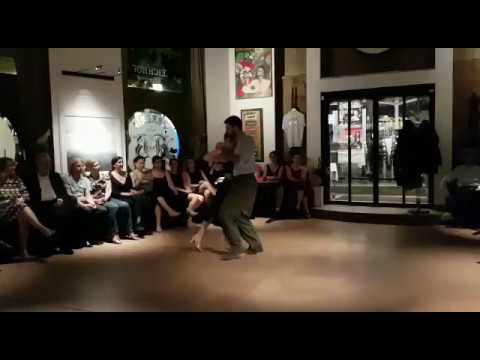 Adrian Ferreyra  and  Viginia Cutillo  are  dancing  to  the  tango  "  Vamos  "  by  Carlos di Sarli  in  2018