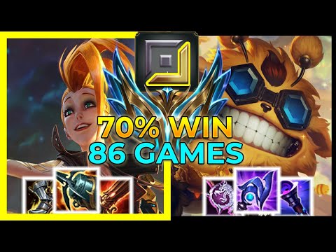 【 70 % Win Jinx 】vs Ziggs - BOTTOM - CHALLENGER - League of Legends Elite Gameplay