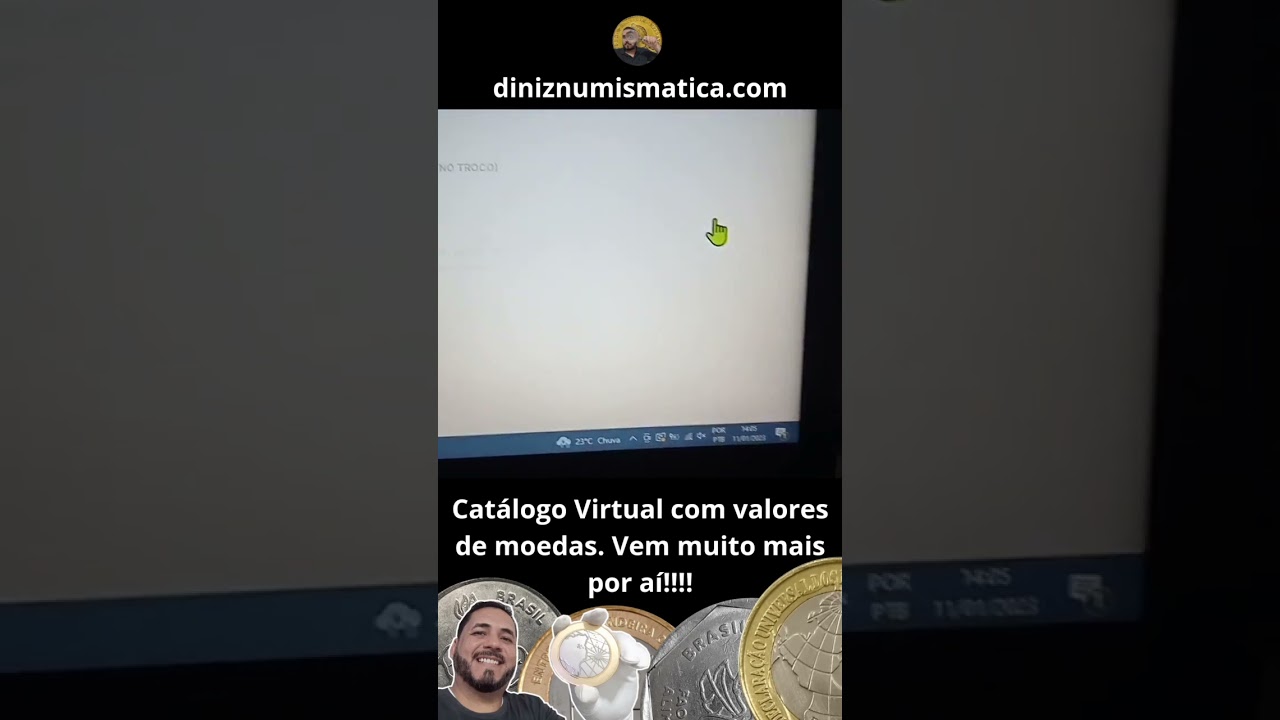 Catálogo Virtual com valores das moedas atualizados 2023