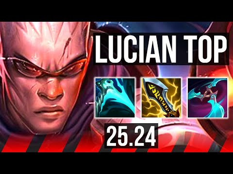 LUCIAN vs JAX (TOP) | Electrocute, Good KDA: 10/3/8 | EUW Master | 25.24