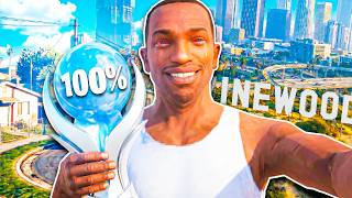 FAZER 100% DO GTA SAN ANDREAS ME FEZ CHORAR (DEU ERRADO) - O FILME