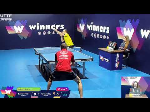 Dombrovskii Andrei - Karchevskiy Timur. WINners. CUP Table Tennis 7 09.01.2021 16:15