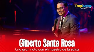 Gilberto Santa Rosa en una entretenida nota