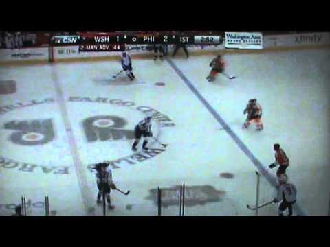 Washington Capitals Vs Philadelphia Flyers - Full Game 1st Period 3/31/13