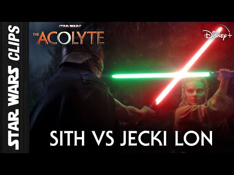 Sith Lord Qimir vs Jedi Padawan Jecki Lon | Star Wars Clips