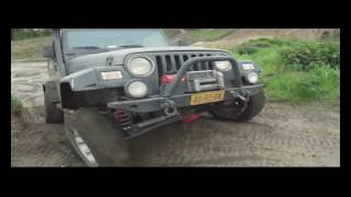 preview picture of video 'Jeep Wrangler TJ Fursten Forest Offroad  mei 2012'