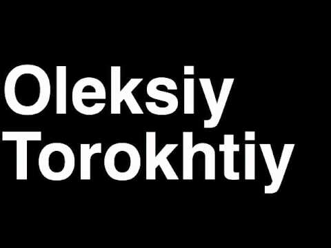 How to Pronounce Oleksiy Torokhtiy Ukraine Gold Medal Men's Weightlifting London 2012 Olympics Video