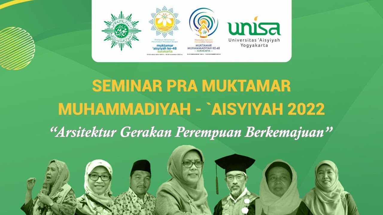 Muhammadiyah-Aisyiyah Kembali Gelar Seminar Pra-Muktamar, Kali Ini Bahas Gerakan Perempuan Berkemajuan