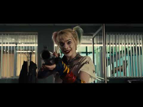 Birds of Prey   Harley Quinn vs Cops & Prisoners  Police Station Fight Scene 1080p 9436