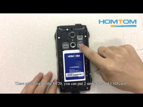 HOMTOM HT20 Assemble video (IP68)