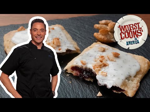 Jeff Mauro's Blueberry Pastry Pockets | Worst Cooks in America | Food Network