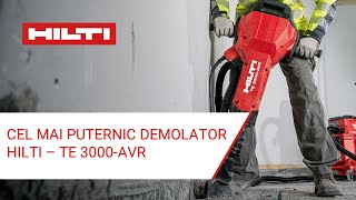 Ciocan pneumatic electric Hilti TE 3000-AVR pentru sarcini mari