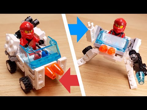 Forklift Transformer Robot for Mini Figure