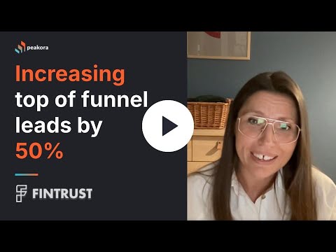 Increasing top of funnel leads by 50%