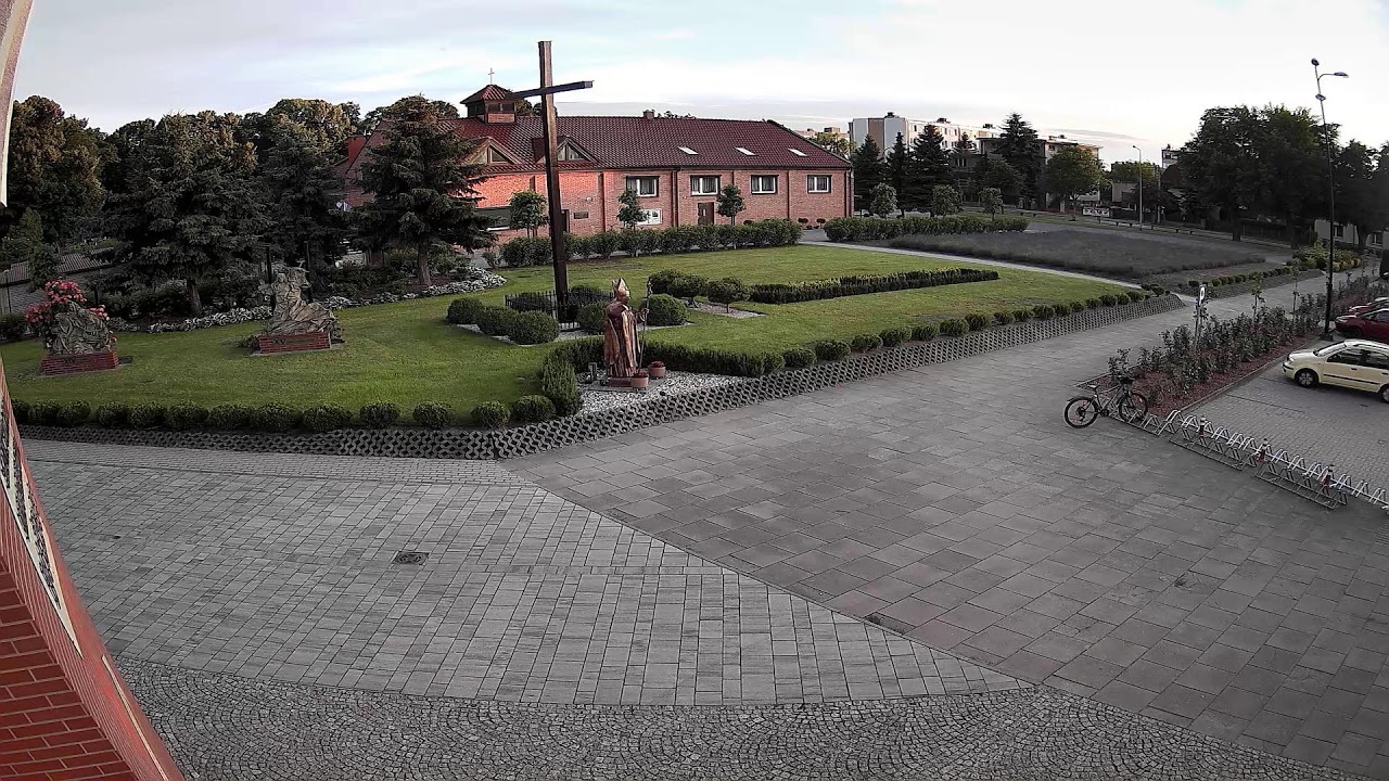 Live webcam view of Divine Mercy Sanctuary Forecourt