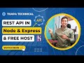 Create API Using Node And Express JS In Hindi Host On Heroku For Free